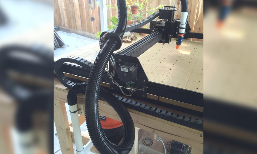 Loc Line dust collection system for XCarve Inventables